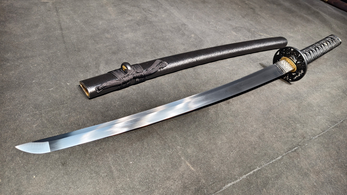 （Spring steel forging process）katana,short knife