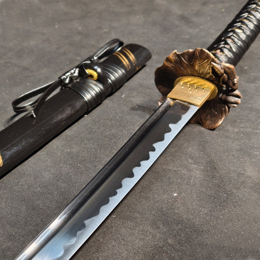 hunter(spring steel forged) very sharp,katana