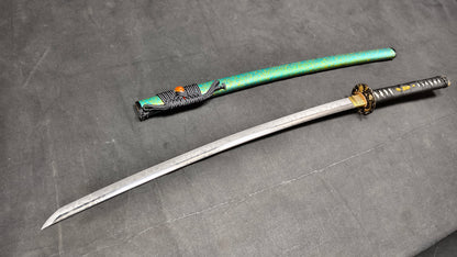 Dragon Mighty（T10 forging process, covered with soil and burned blade）katana