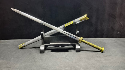Ice Feather Han Sword（Spring steel forged）