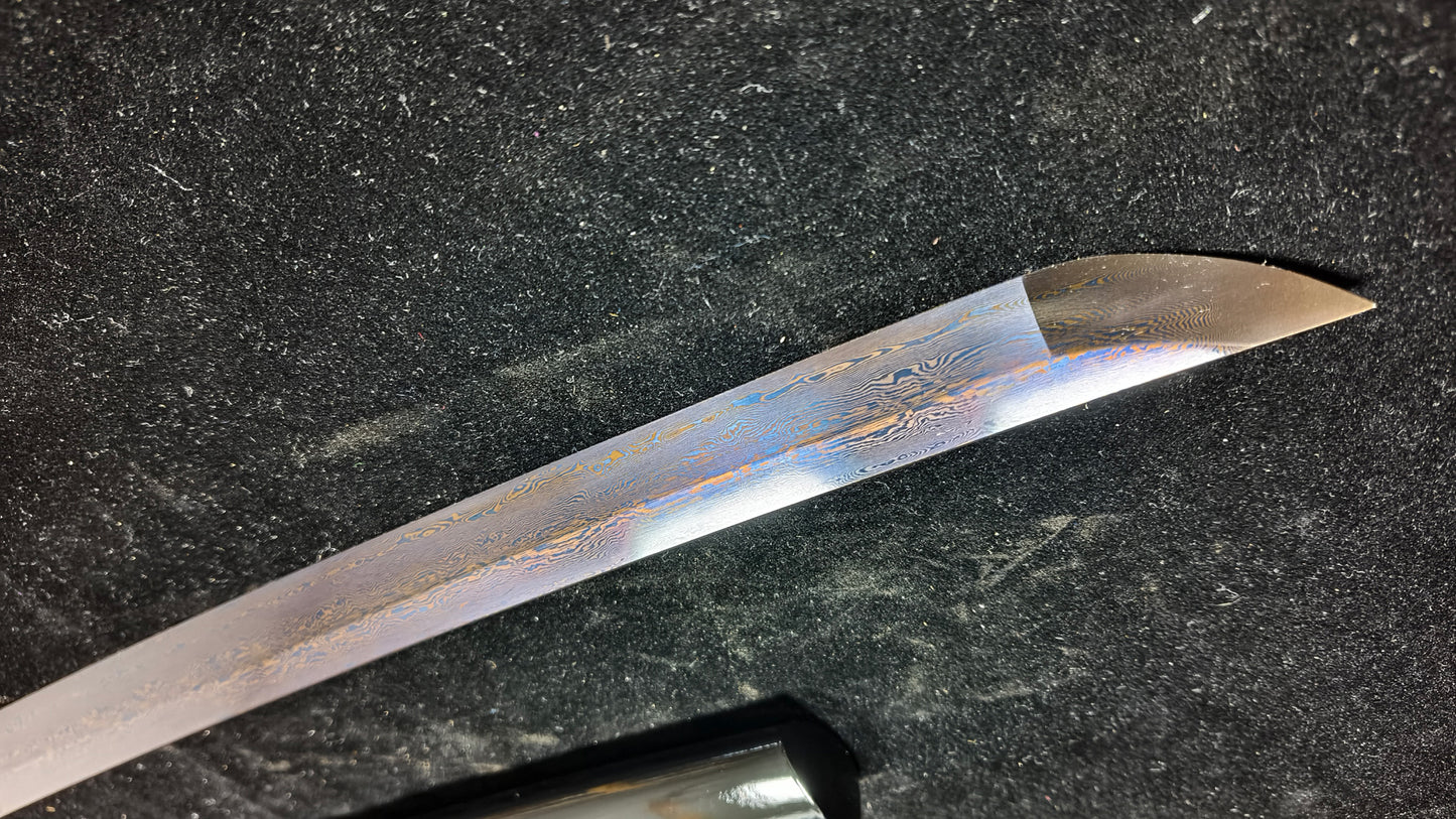 (Patterned steel forging process) katana