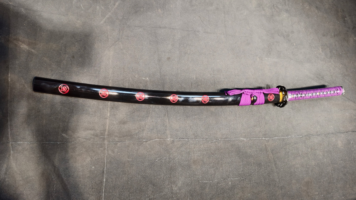 Bauhinia（Spring steel quenched purple）katana