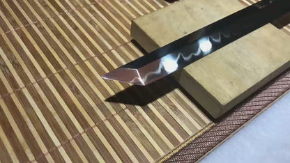 T10 forging process, burnt blade 青锋唐刀